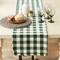 DII® 72" Heavyweight Check Fringed Table Runner